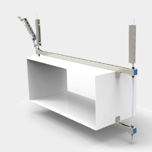 矩形風管側向抗震支架 矩形風管側向抗震支架