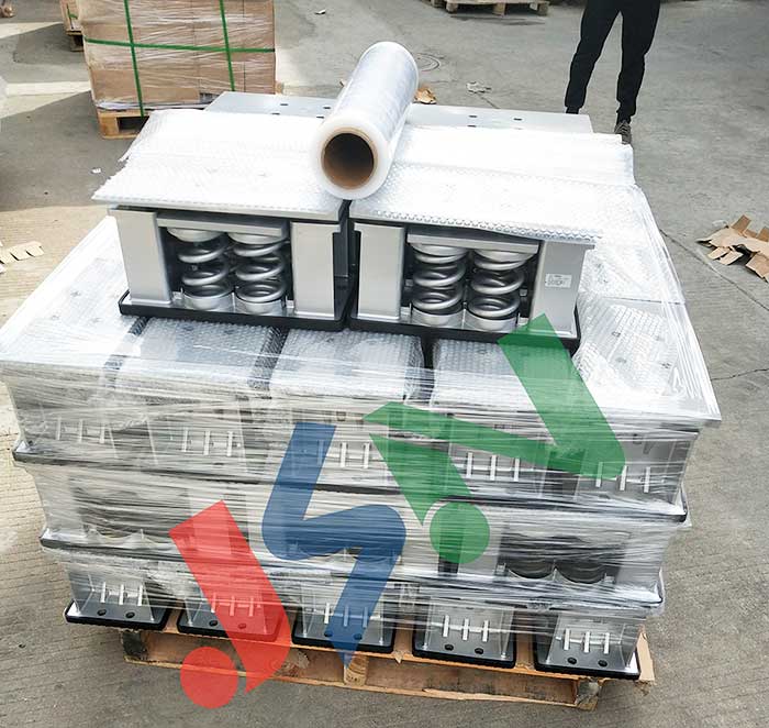 寧波新世界項目選用金諾減震臺座配套阻尼彈簧減振器案例！