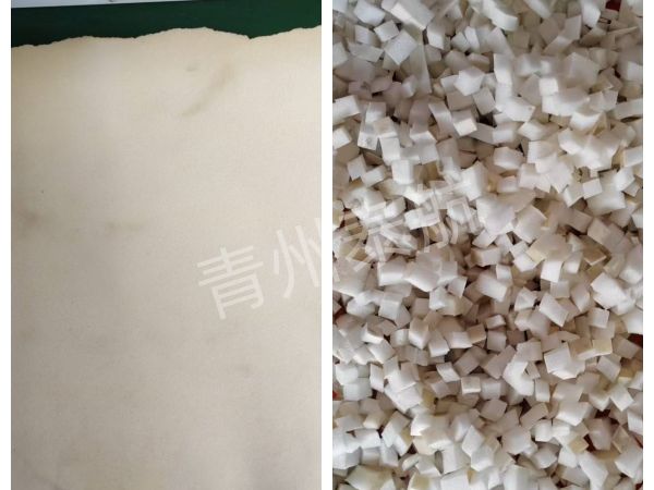 海綿切粒效果對比